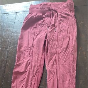 Pink lululemon joggers